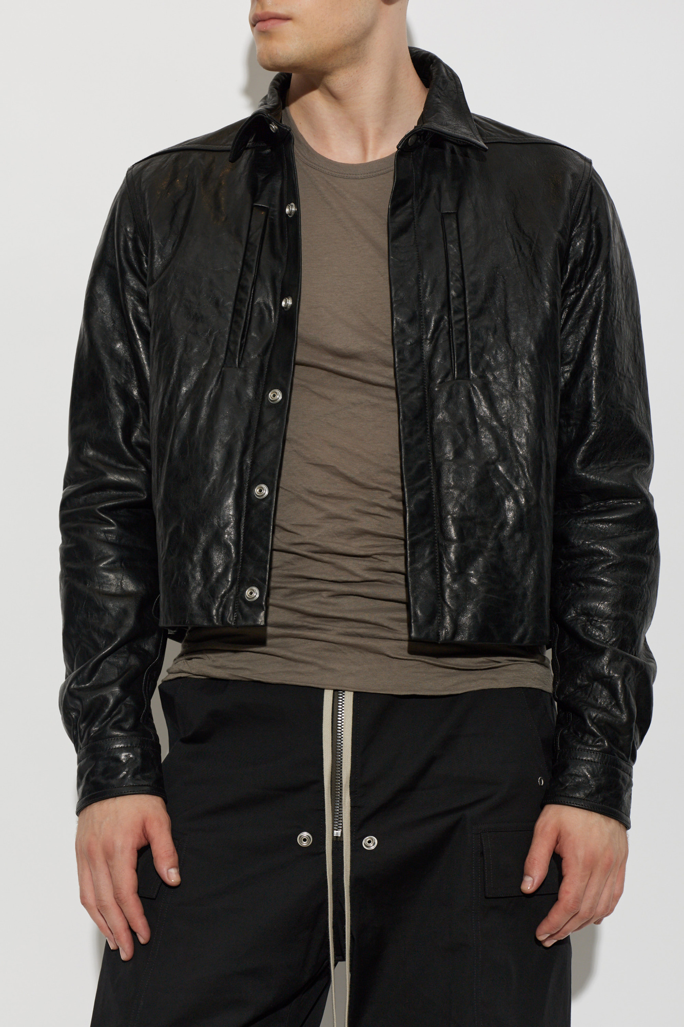 Rick Owens Leather jacket | Men's | Vitkac